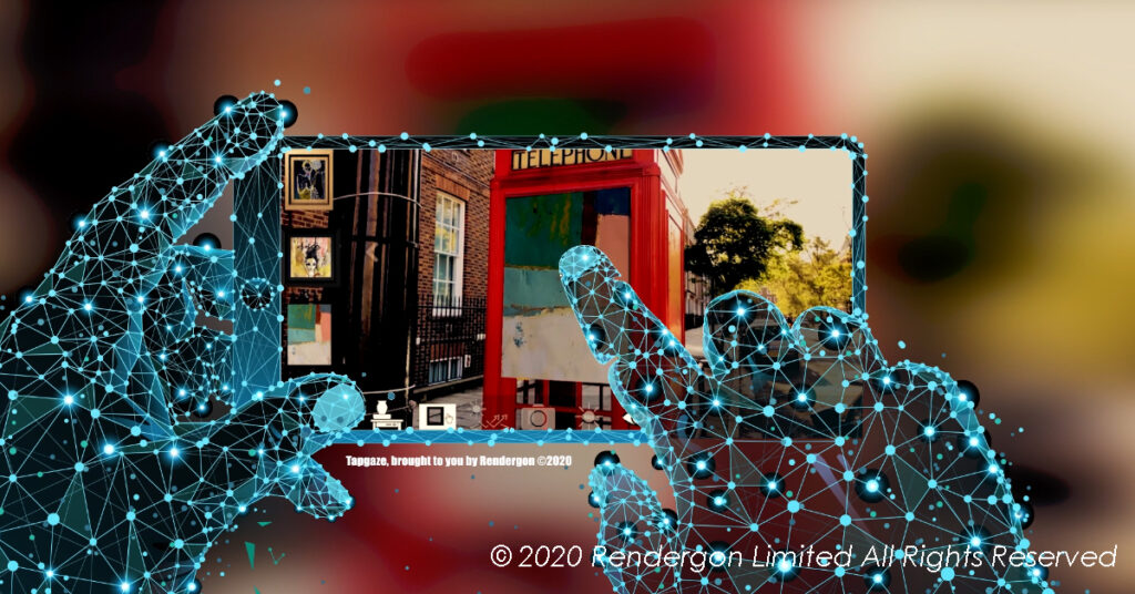 tapgaze augmented reality art app display artwork anywhere